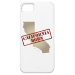 California Born - Stamp on Map iPhone 5 Cover