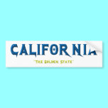 CALIFORNIA bumper stickers