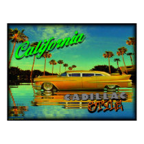 california cadillac style poster posters