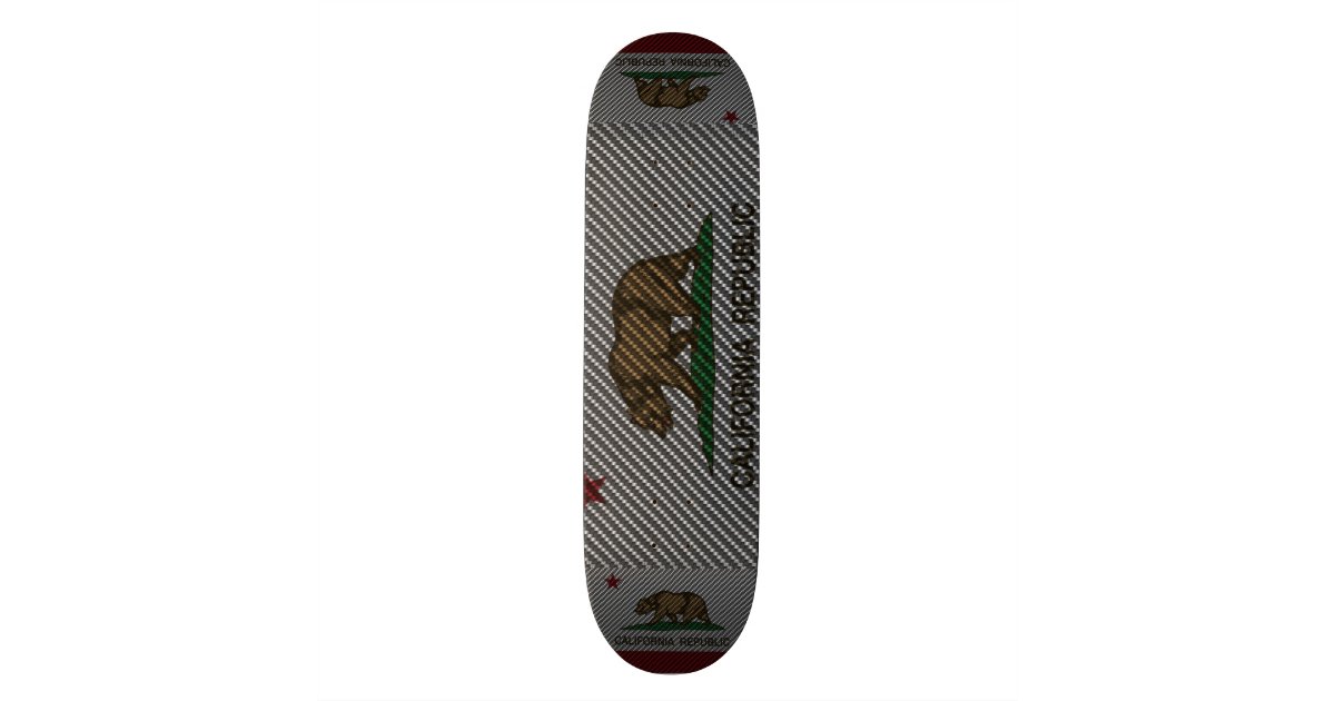 California Carbon Fiber Skateboard Zazzle