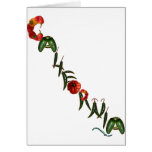 California Chili Peppers Card