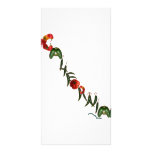 California Chili Peppers Customized Photo Card