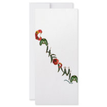 California Chili Peppers rack cards