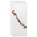 California Chili Peppers Customized Rack Card