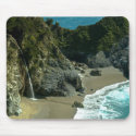 California Coast Waterfall Mousepad by WanderLinArts California Coast Waterfall Mousepad