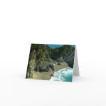 California Coast Waterfall Notecard