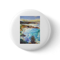 CALIFORNIA COASTLINE - ONE OF THE FIRST 10 OIL PAI buttons