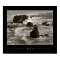 California Coastline Poster posters by TheSpottedOlive California Coastline Poster posters