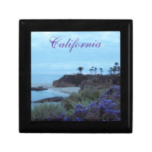 California Coastline Sunset Keepsake Boxes
