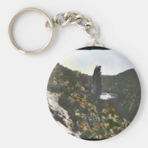 California condor in flight key chain
