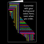 California Customize card how you want it cards