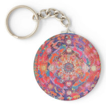 California Daz e Mandala Keychain