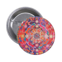 California Daz e Mandala Pin