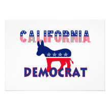 California Democrat Personalized Announcements