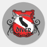 California Diver Stickers