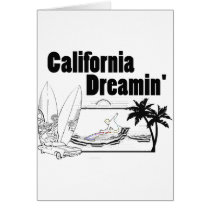 California Dreamin' Greeting Cards