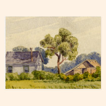 California Farm, Near Stockton postcards