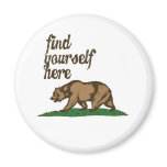 california-find-yourself-here fridge magnet