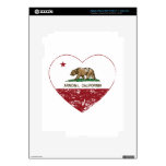 california flag armona heart distressed iPad 3 skin