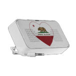 california flag armona heart portable speakers