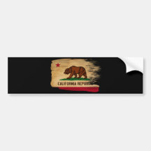 California Flag Bumper Sticker