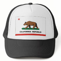 California Flag Trucker Hats