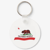 California Flag Keychain