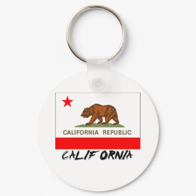 California Flag Keychain by flagshirt