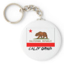 California Flag keychains