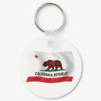 California Flag Keychain