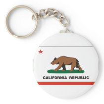 California Flag Keychains