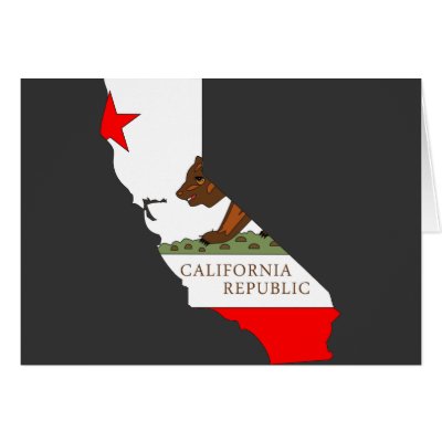 California Flag Map