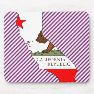 California Flag Map