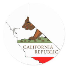 California Flag Map