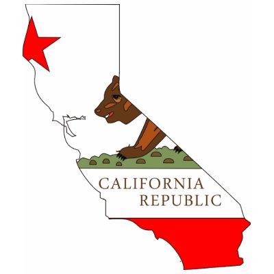 California+flag+map