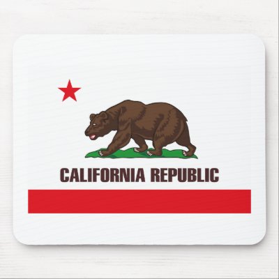 California Flag Mousepad by FlagTshirts