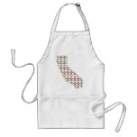 California Flag Outline aprons