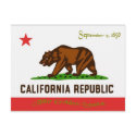 California Flag Postcard