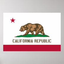 California Flag Poster