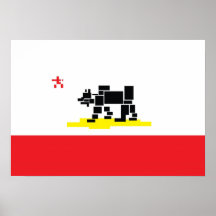 California Flag Print