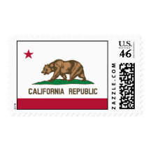 California Flag Stamps