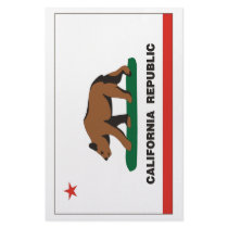 California Flag Stationery