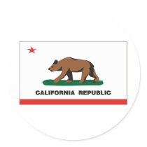 California Flag stickers