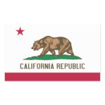 California Flag Rectangle Stickers