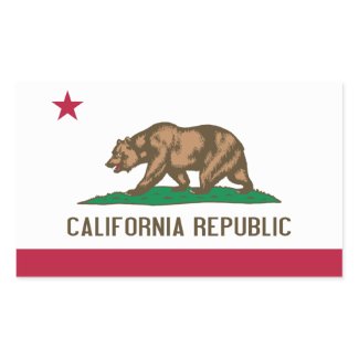 California Flag sticker