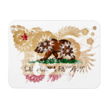 California Flag Vinyl Magnet