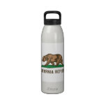 California flag water bottles