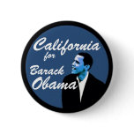 California for Barack Obama Pin