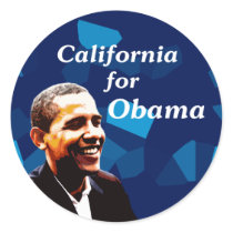 California for Obama 2008 stickers by irregulargoods California for Obama 2008 stickers
