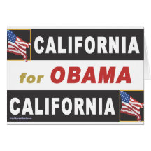 California for Obama Cards